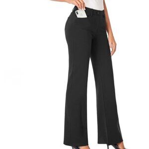 TAPATA BLACK WIDE LEG LADIES PANTS SM NWT